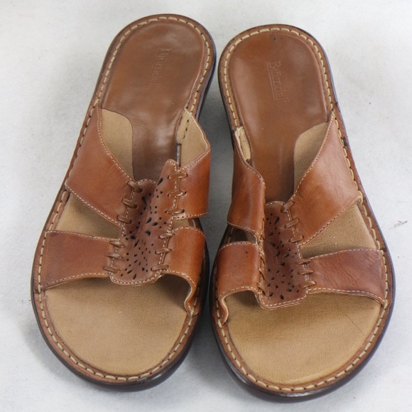 Bjorndal Women's Brown Leather Maggie Sandals - Picture 7 of 8